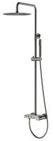 Душевая стойка Boheme Stick 128-SGM.2, цвет графит Shine Gun Metal с ручкой Touch