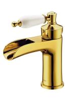 Смеситель для раковины Boheme Vogue 211, золото