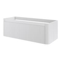 Тумба без раковины VOI рифл. 120см MATT WHITE 782-120-R-MW белый