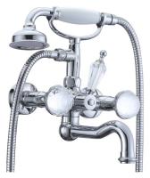 Смеситель для ванны Boheme Brillante 353 Presente, с душевым гарнитуром, хром