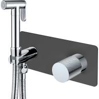 Гигиенический душ Boheme Stick, 127-BCR.2, С ВНУТРЕННЕЙ ЧАСТЬЮ, цвет Black touch chrome