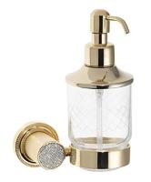 Дозатор жидкого мыла Boheme Royal Cristal 10932-G, золото