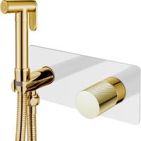 Гигиенический душ Boheme Stick, 127-WG.2, С ВНУТРЕННЕЙ ЧАСТЬЮ, цвет White touch gold