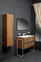 Тумба без раковины Armadi Art Vallessi 80*46cm ZEBRANO 2 полки 837-080-Z