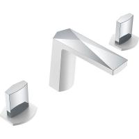 Смеситель для раковины Boheme Venturo 150-WCR-ICE, ручка ICE, цвет белый/хром