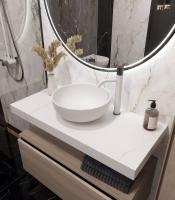 Столешница прямая FLAT CALACATTA 1010*460*70 869-100-CLCT CALACATTA