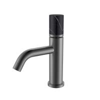 Смеситель для раковины Boheme Stick MRAMOR 121-GM-MR-B вороненая сталь