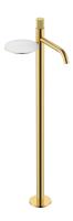 Смеситель для раковины напольный Boheme Stick LINEA 120-GG.3 золото