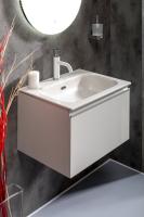 Тумба без раковины Armadi Art Vallessi 60*46см WHITE 1 полка 837-060-W белый