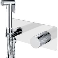Гигиенический душ Boheme Stick, 127-WCR, С ВНУТРЕННЕЙ ЧАСТЬЮ, цвет White diamond chrome