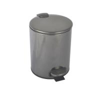Мусорное ведро Boheme Uno 10426-SGM, Shine Gun Metall