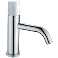 Смеситель для раковины Boheme Stick 121-CR-MR-W, Chrome Mramor White