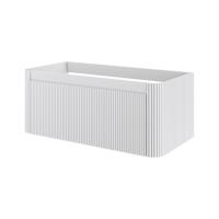 Тумба без раковины VOI рифл. 100см MATT WHITE 782-100-R-MW белый