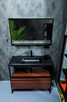 Ящик под консоль LOFT 100 dark wood 1 полка 894-100-D DARK OAK
