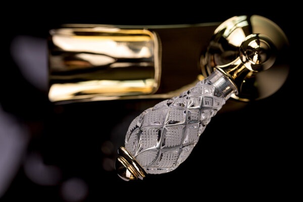 Смеситель для ванны Boheme Vogue 203-CRST Crystal, бронза