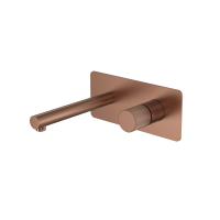 Смеситель из стены Boheme Stick ручка LINEA 125-BRB.3 брашированная бронза