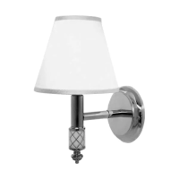 Светильник Boheme Murano 762, настенный, цвет хром, белый
