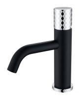 Смеситель для раковины Boheme Stick 121-BCR, черный, (black diamond chrome)
