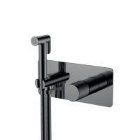 Гигиенический душ Boheme Stick, 127-SGM.4, С ВНУТРЕННЕЙ ЧАСТЬЮ, shine gun metal