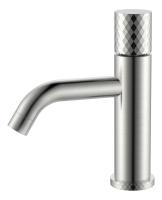Смеситель для раковины Boheme Stick 121-NB, цвет никель брашированный c ручкой Diamond