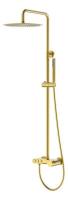 Душевая стойка Boheme Stick 128-MG, золото матовое, с ручкой Diamond