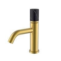 Смеситель для раковины Boheme Stick MRAMOR 121-MG-MR-B матовое золото