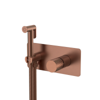 Гигиенический душ Boheme Stick ручка DIAMOND 127-BRB со смесителем С ВНУТРЕННЕЙ ЧАСТЬЮ, брашированная бронза
