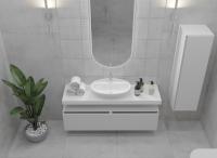 Ящик под столешницу 140см WHITE глянец Armadi Art Vallessi UNO-S 897-140-W белый глянец