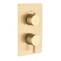 Смеситель для душа Boheme Cell 135-3-MG, термостатический, цвет золото матовое