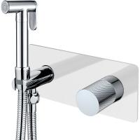 Гигиенический душ Boheme Stick, 127-WCR.2, С ВНУТРЕННЕЙ ЧАСТЬЮ, цвет White touch chrome