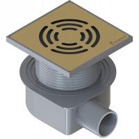 Душевой трап (лоток) Boheme Smart Design, 10 см, цвет матовое золото, 984-10-MG