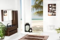 Зеркальный шкаф Armadi Art Vallessi 80 DARK OAK с подстветкой 547-D DARK OAK
