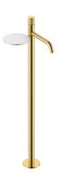 Смеситель для раковины напольный Boheme Stick SPIRALE 120-GG.4 золото