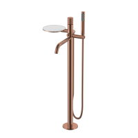 Смеситель напольный Boheme Stick SPIRALE 129-CB.4 брашированная медь