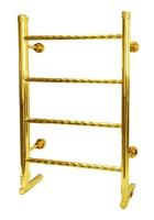 Полотенцесушитель электрический Boheme Oro 75 x 50 см, ширина 56.5 см, высота 78.4 см, золото, 709