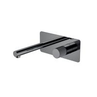 Смеситель для раковины Boheme Stick 125-SGM.3, shine gun metal