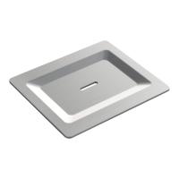 Мыльница для полки Boheme Nickel brushed 10966-NB-SOAP брашированный никель