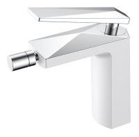 Смеситель Boheme Venturo 376-W для биде, белый, хром