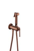 Гигиенический душ Boheme Eterna COPPER BRUSED 177-CB со смесителем С ВНУТРЕННЕЙ ЧАСТЬЮ, брашированная медь