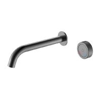 Смеситель для раковины Boheme Tech 158/2-SGM, цвет Shine Gun Metall