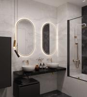 Столешница прямая FLAT NERO MARQUINA 1610*460*70 869-160-NM
