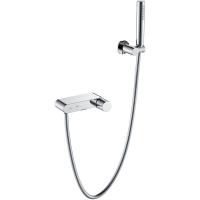Смеситель Boheme Stick 123-CRCR для ванны и душа, с душевым гарнитуром, Chrome diamond chrome