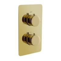 Смеситель для душа Boheme Cell 134-2-G, термостатический, цвет золото