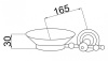 Мыльница Boheme Imperiale 10403, золото