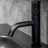 Смеситель для раковины Boheme Stick 121-B-MR-B, Black Mramor Black
