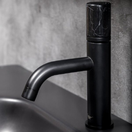 Смеситель для раковины Boheme Stick 121-B-MR-B, Black Mramor Black
