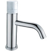 Смеситель для раковины Boheme Stick 121-CR-MR-W, Chrome Mramor White