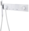 Смеситель с ручным душем Boheme Zodiac Matt White 132-SYS-MW белый