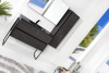 Пенал Armadi Art Vallessi 120*35*28 5cm Антрацит глянец 836-A glossy антрацит