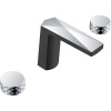 Смеситель для раковины Boheme Venturo 150-BCR-DIAMOND, ручка DIAMOND, цвет черный/хром